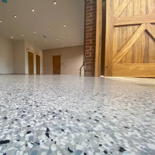 Indoor resin flooring