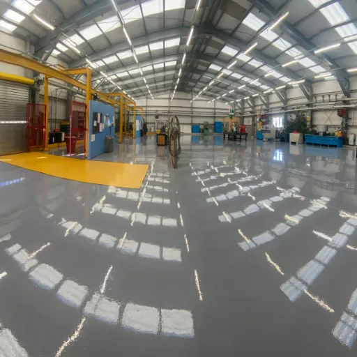 Industrial resin flooring