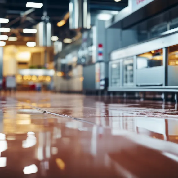 Resin kitchen flooring in images 1