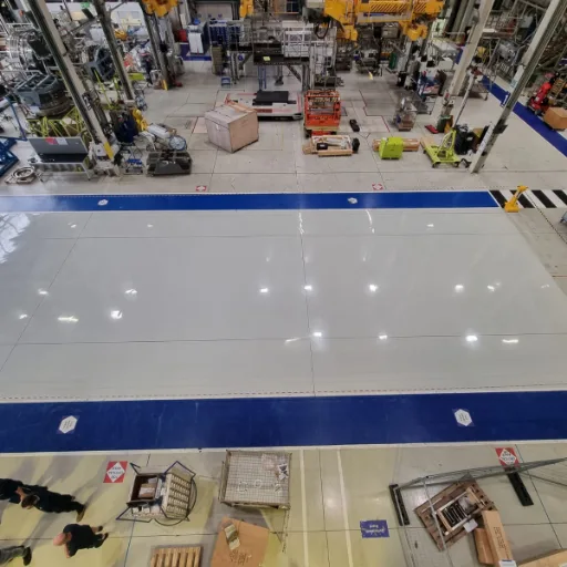 Warehouse resin flooring