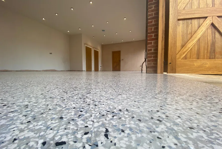 resin flooring work