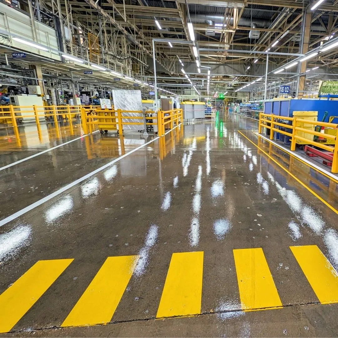 Clear Epoxy Sealer - High Gloss Loading Dock Floor 2 Clear Epoxy Sealer - High Gloss Loading Dock Floor 2