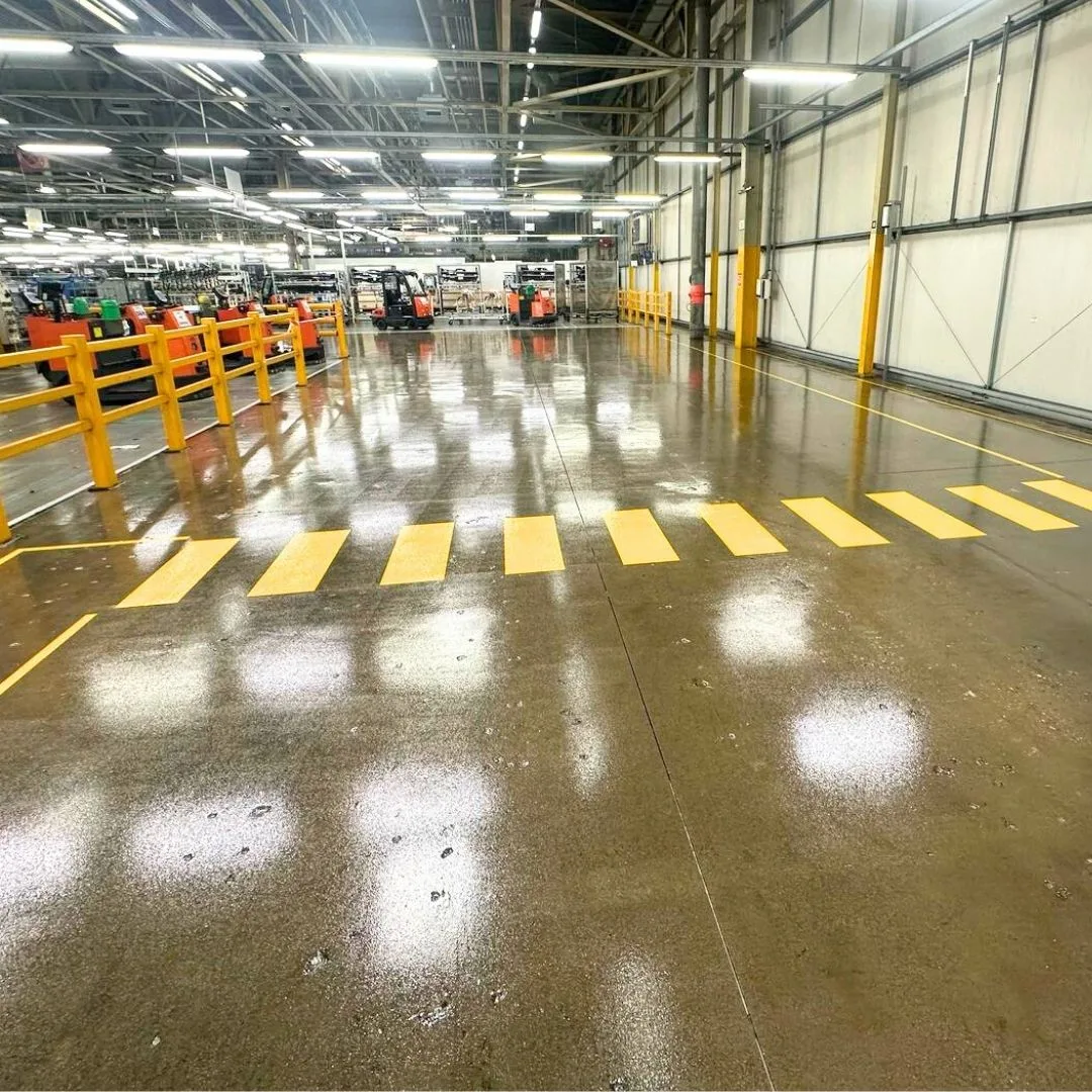 Clear Epoxy Sealer - High Gloss Loading Dock Floor Clear Epoxy Sealer - High Gloss Loading Dock Floor