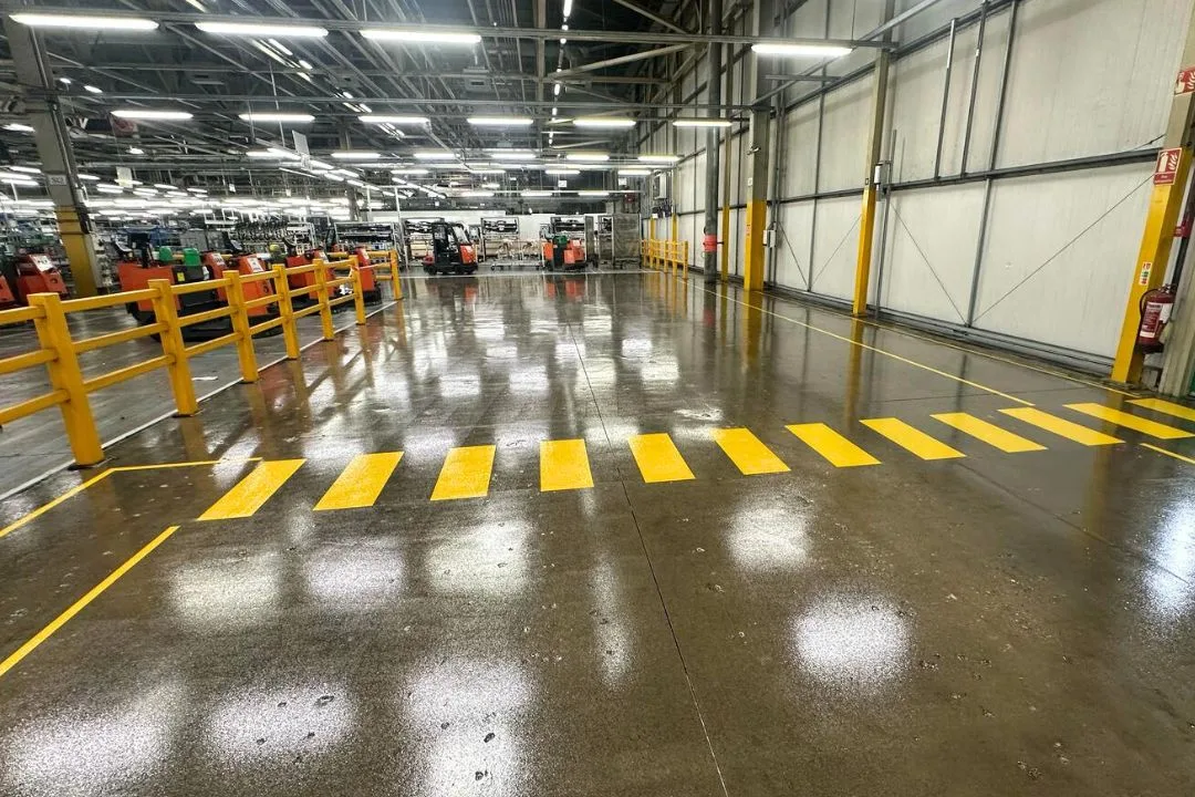 Epoxy Clear Sealer - Loading Dock, over a Concrete Floor