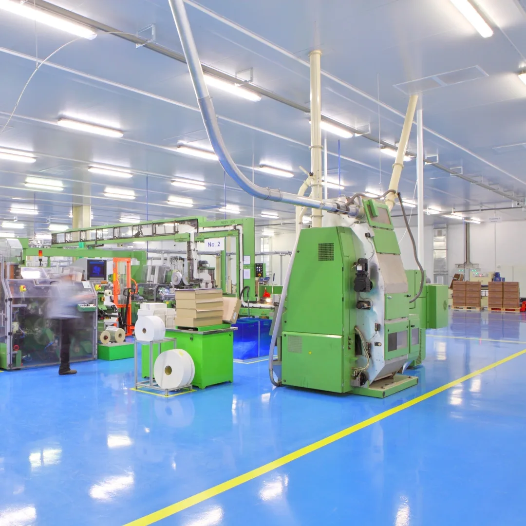 Resin Flooring for Manufacturing and Industrial Plants