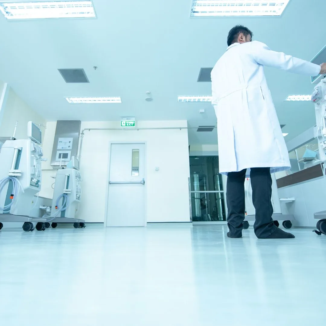 Resin Flooring for Hospitals and Care Homes