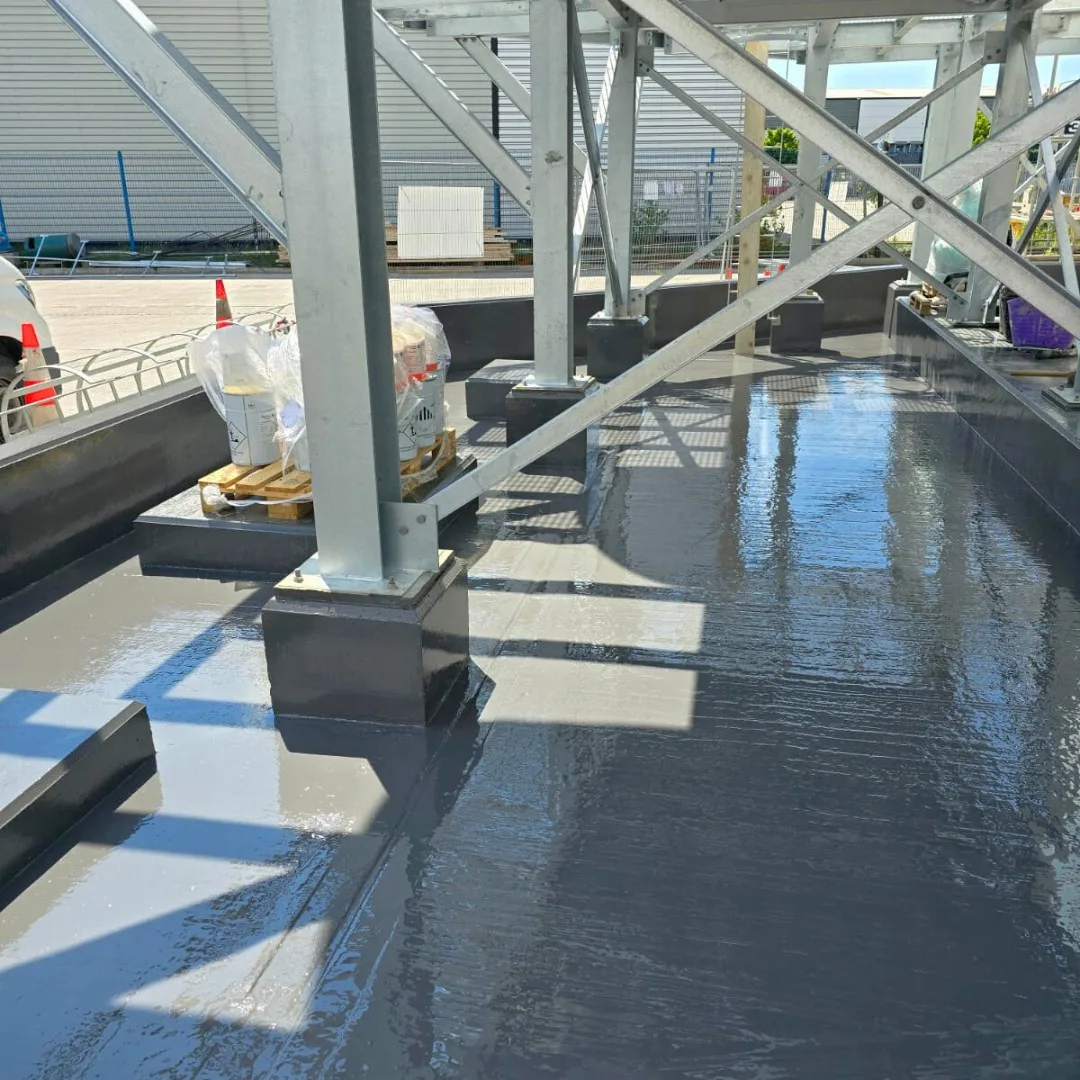 Outside Chemical Store with Novolac Epoxy Resin Coating
