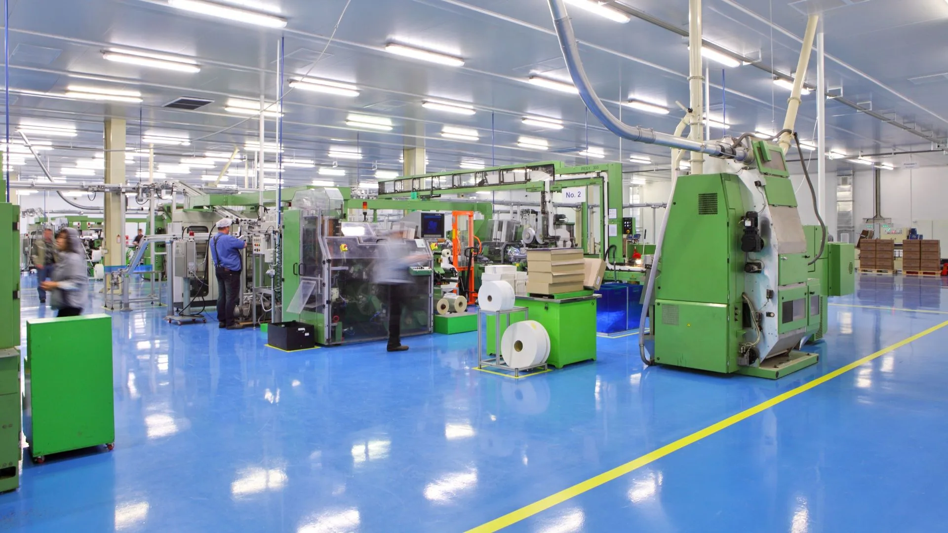 Resin Flooring For Manufacturing and Industrial Plants