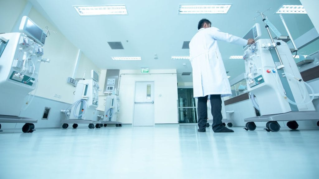 Resin Flooring for Hospitals and Care Homes